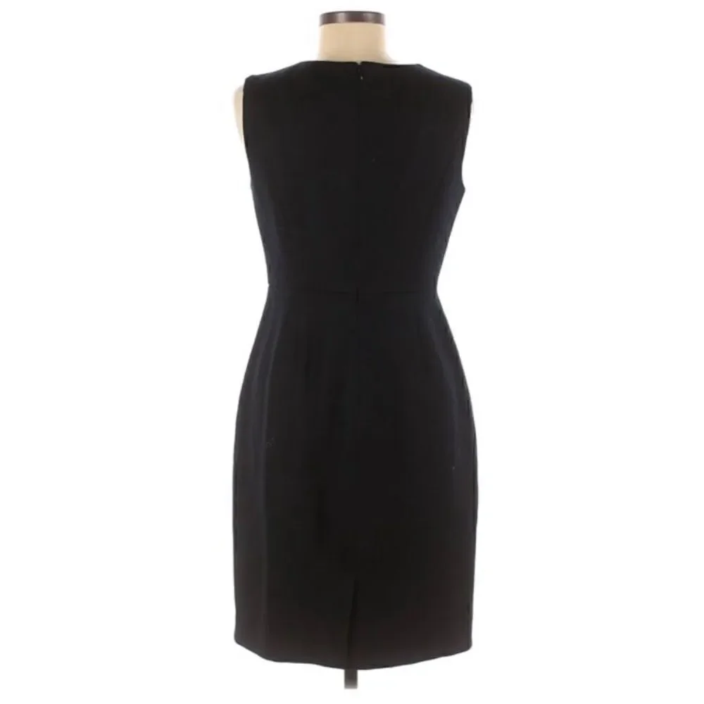 JCrew Petite Striped Tweed Sheath Dress